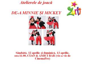 Atelierele de joacă Mickey si Minnie